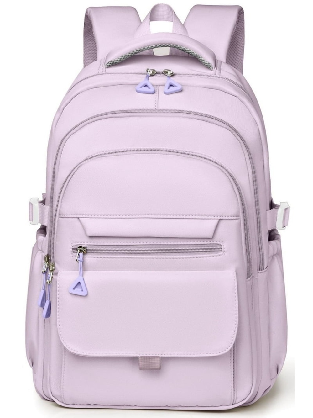 School Backpack for College High Middle School Teen Bookbag Purple W
